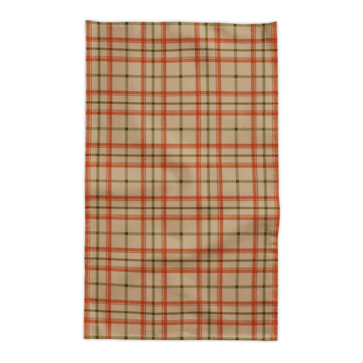 Plaid Tablecloth — Rust & Olive Plaid Table Linen