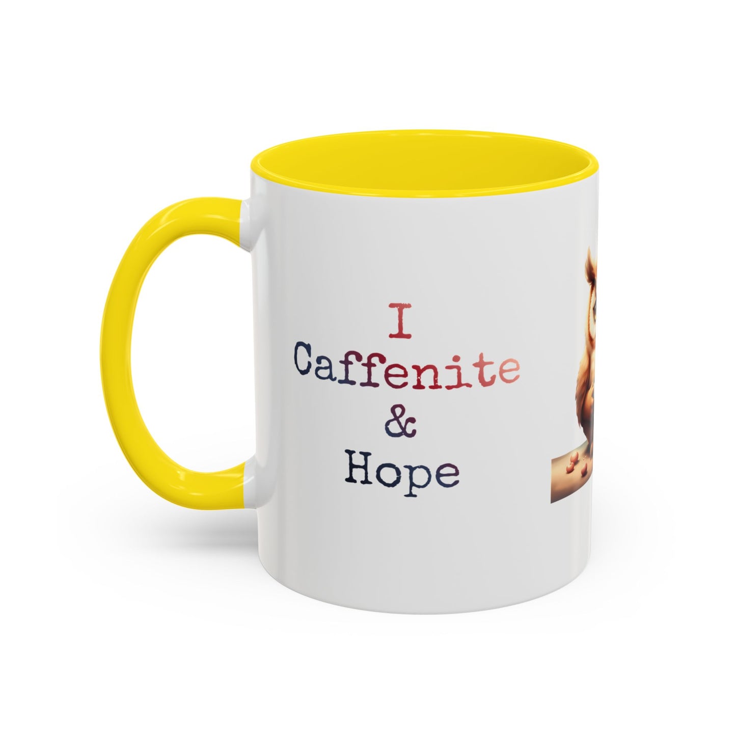 Coffee Mug — "Not A Rise & Shine Day" — Owl Accent Mug (11/15 oz) — Funny Morning Coffee Cup