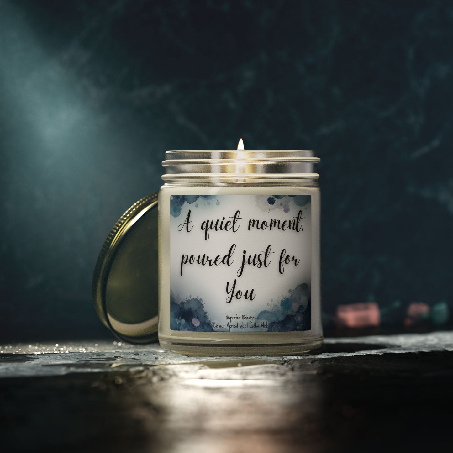 Scented Candles, Coconut Apricot Wax (9oz)