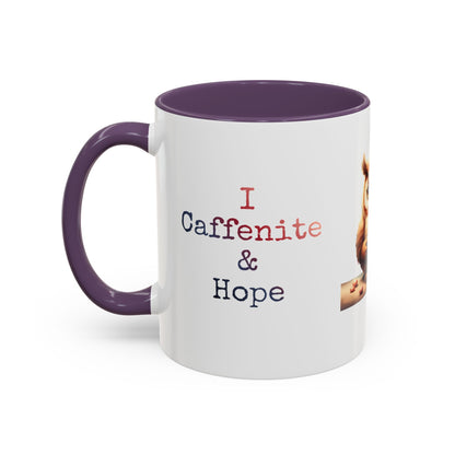Coffee Mug — "Not A Rise & Shine Day"  —  Owl Accent Mug (11/15 oz) — Funny Morning Coffee Cup