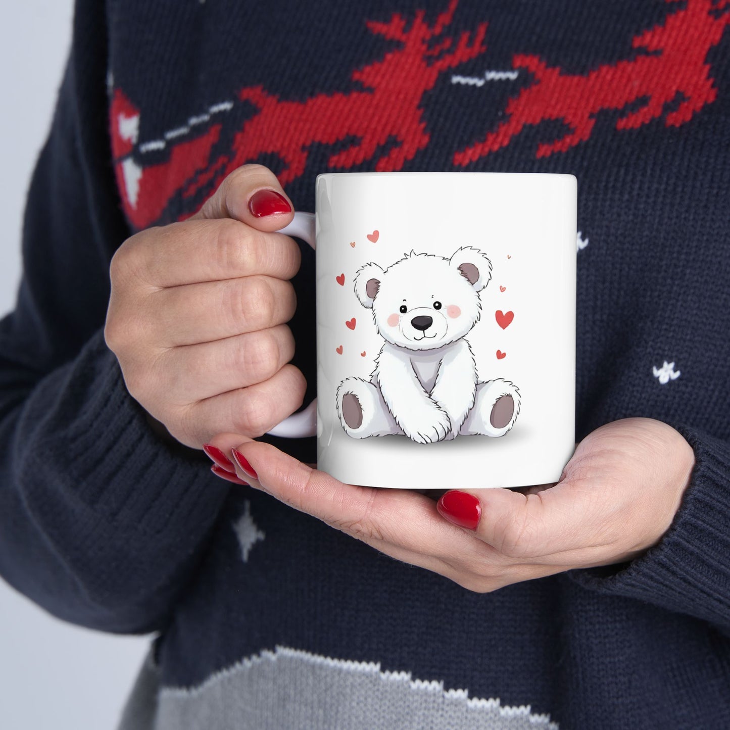 Ceramic Mug - | Teddy Bear Coffee Cup (11oz, 15oz)