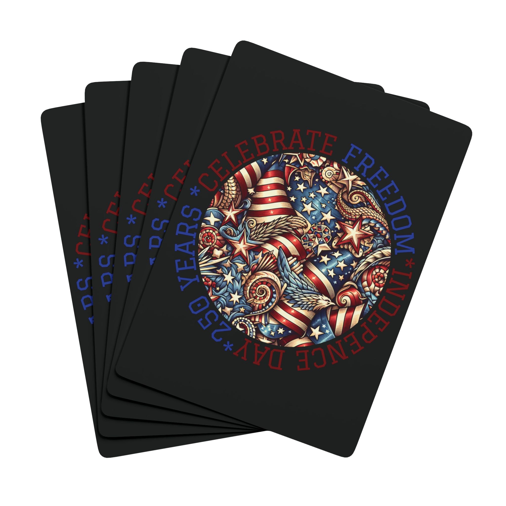 Independence Day Poker Playing Cards — Fouth of July Game Nights
