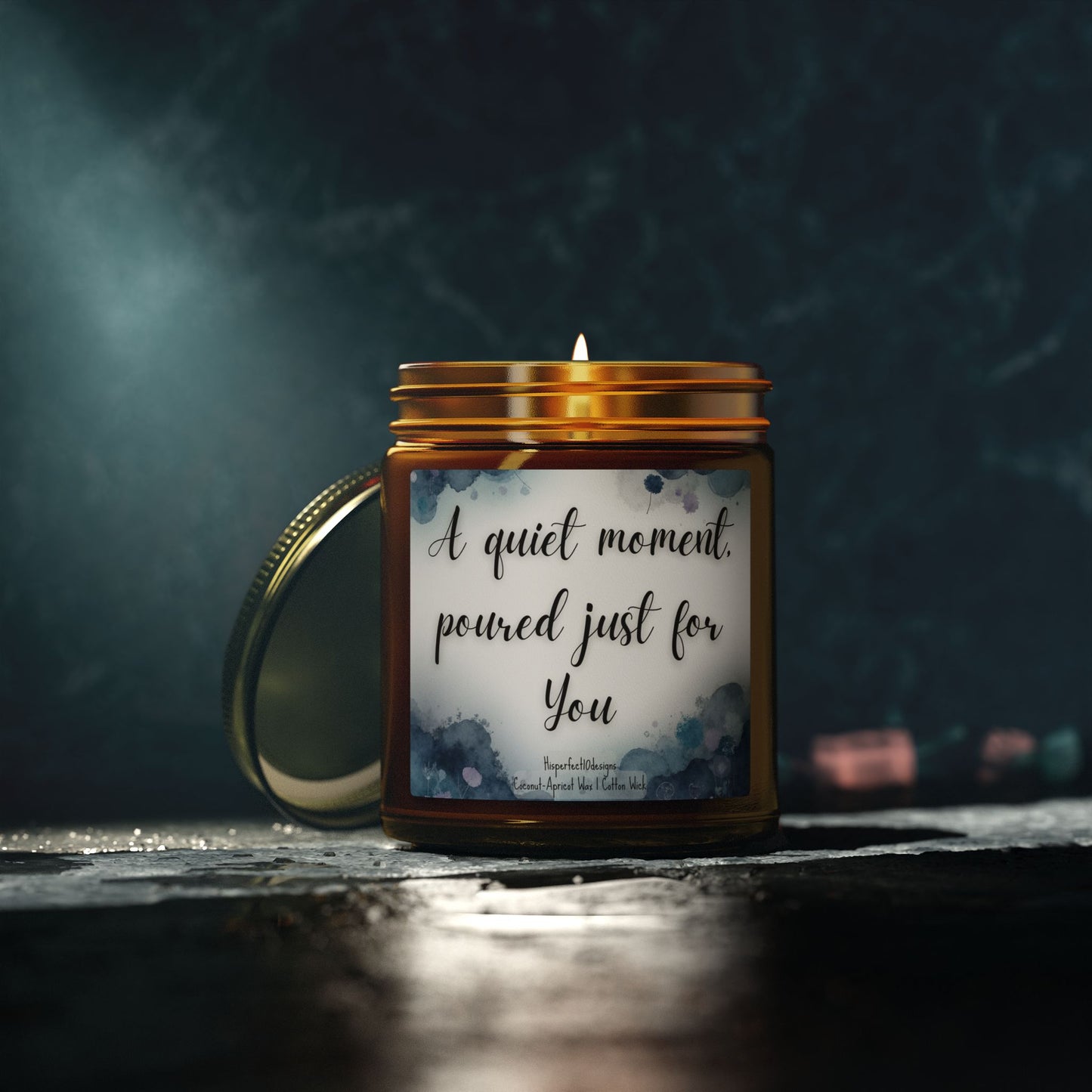 Scented Candles, Coconut Apricot Wax (9oz)