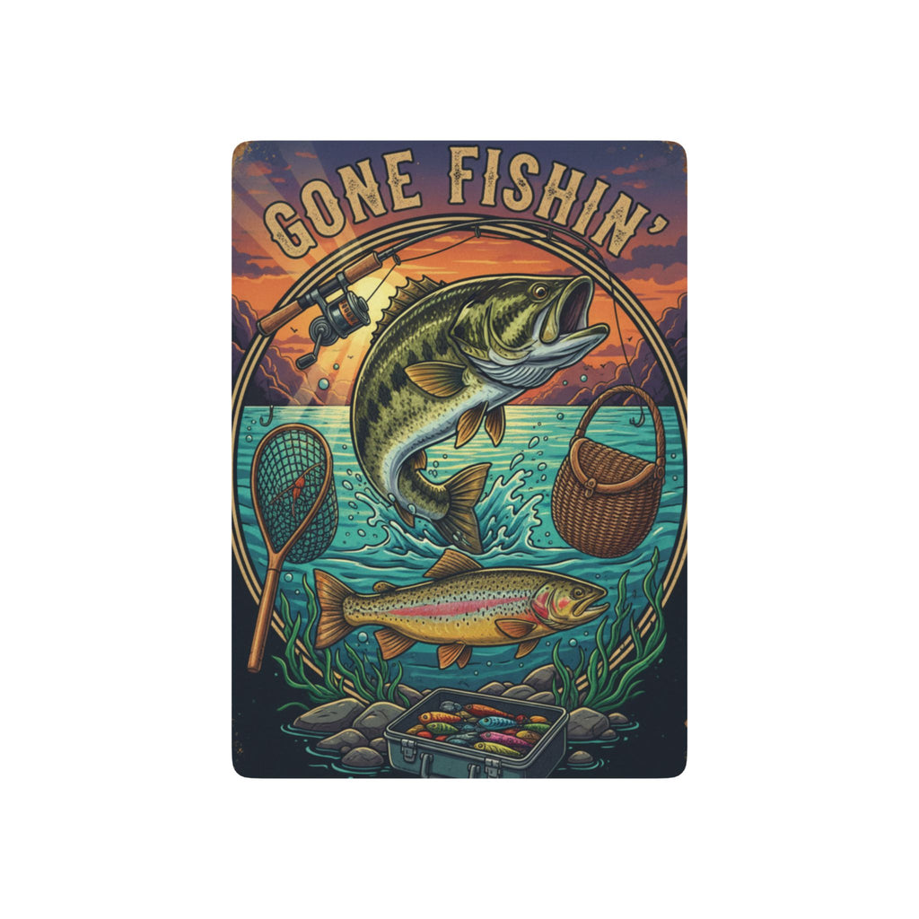 Gone Fishin' Poker Playing Cards — Fishing Deck for Anglers & Outdoor Game Nights