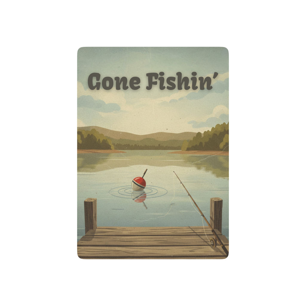 Gone Fishin' Poker Playing Cards — Fishing Deck for Anglers & Outdoor Game Nights