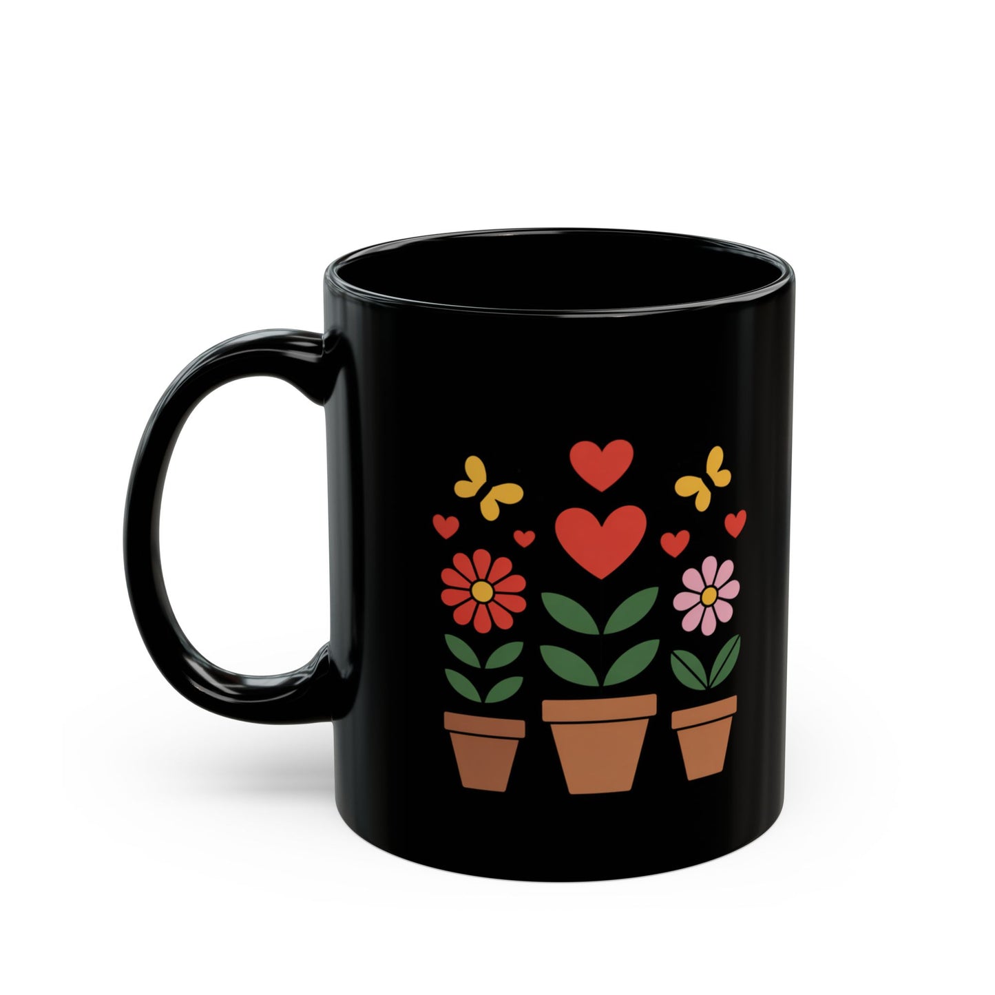 Teacher Mug — “Best Teacher: Spreading Kindness One Seed at a Time” Black Coffee Cup