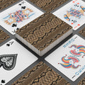 Snakeskin Poker Playing Cards — Unique Card Deck for Game Nights