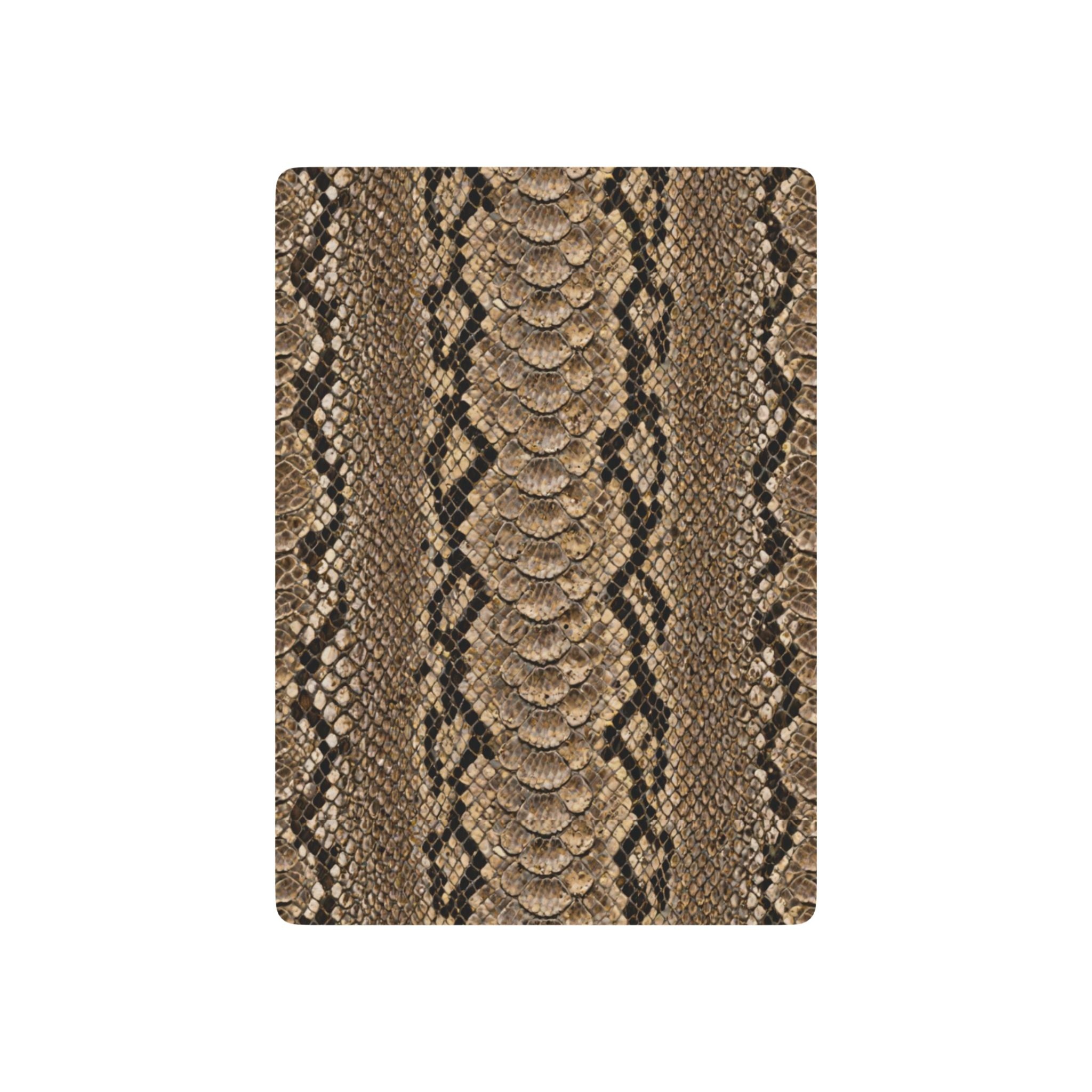 Snakeskin Poker Playing Cards — Unique Card Deck for Game Nights