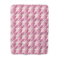 Pink Zebra Sherpa Blanket — Cozy Fleece Throw for Girls & Teens