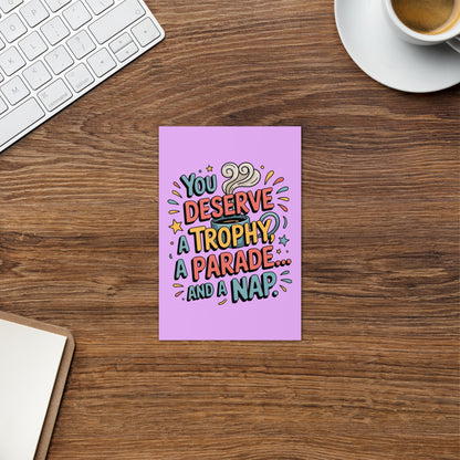 Funny Appreciation Greeting Card | Humor Card