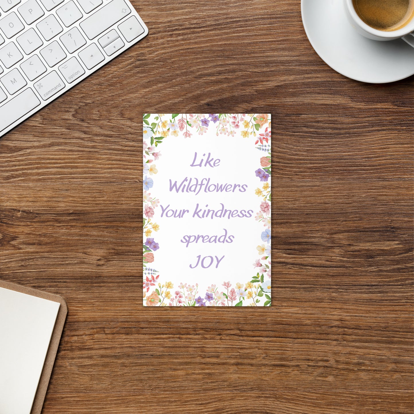 Floral Greeting Card | Blank Inside for personal message