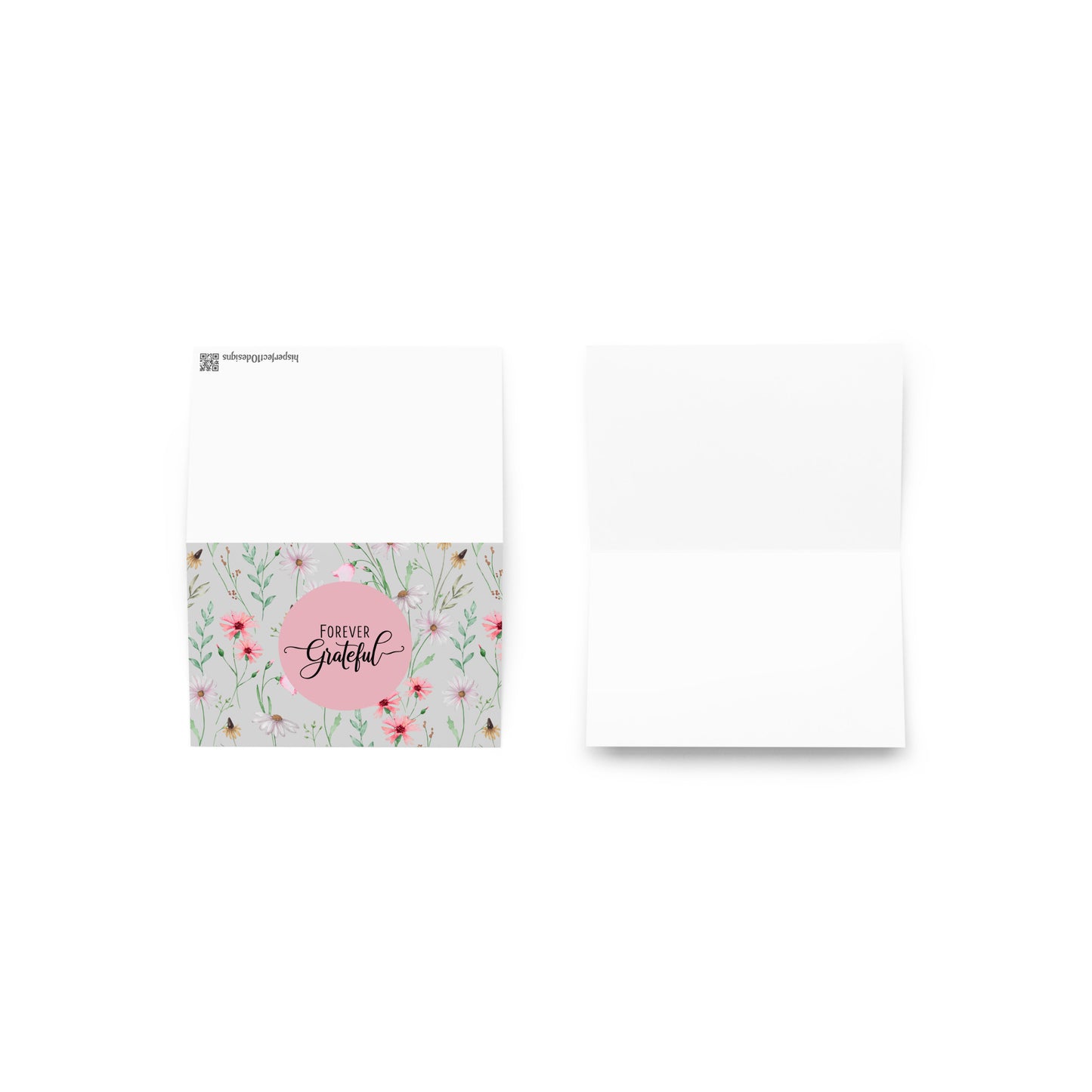 Appreciation Greeting Card | Forever Grateful | Blank Inside
