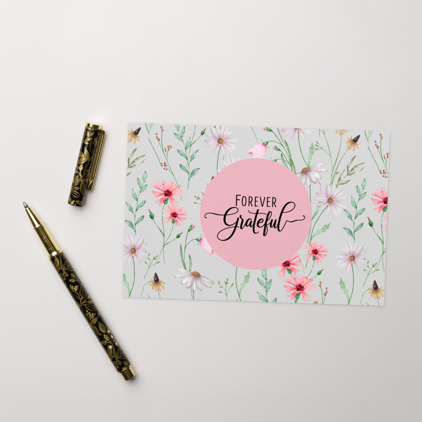 Appreciation Greeting Card | Forever Grateful | Blank Inside