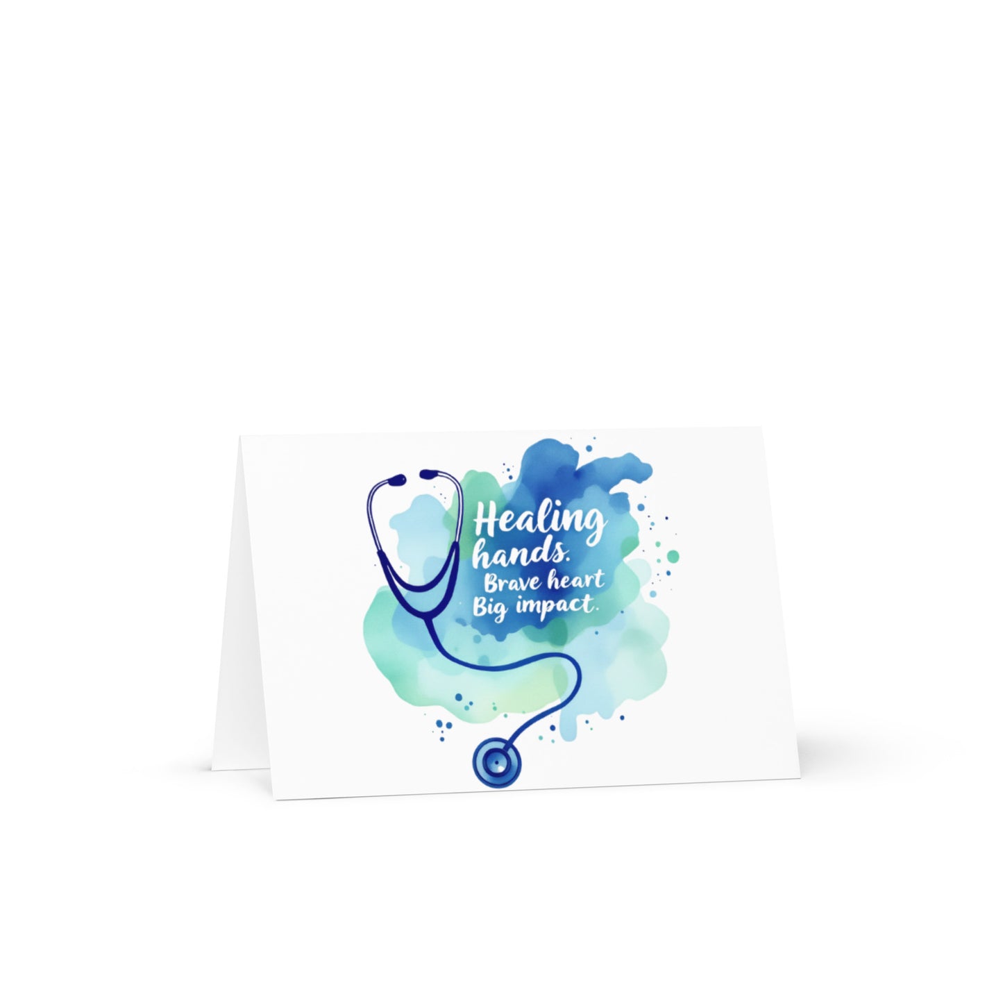 Healthcare Appreciation Greeting Card | Blank Inside for personal Message
