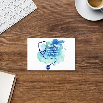 Healthcare Appreciation Greeting Card | Blank Inside for personal Message